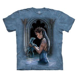 The Mountain Water Dragon Fairy Mermaid Magical Spirit Ann Stokes T-Shirt S-L